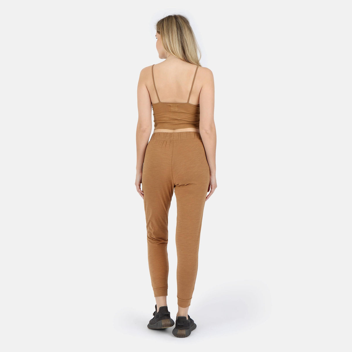 Tegan Cotton Jogger Pant - Camel