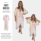 Lezat Dress Joey Maxi Dress - Pink Sorbet Tie Dye