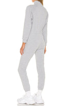 Lezat Jumpsuit Restore Soft Terry Jumpsuit - Heather Gray