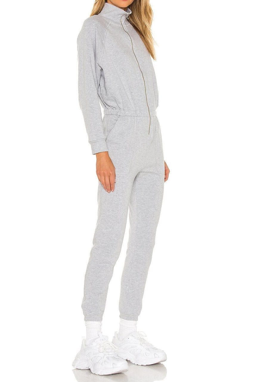 Lezat Jumpsuit Restore Soft Terry Jumpsuit - Heather Gray