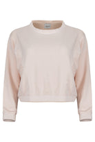 Lezat Pullover Ivy Boxy Cropped Modal Pullover - Rose Quartz