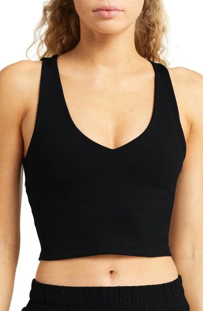 Lezat Tank Ronnie Organic Cotton Cutout Tank - Black