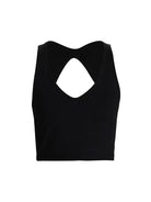 Lezat Tank Ronnie Organic Cotton Cutout Tank - Black