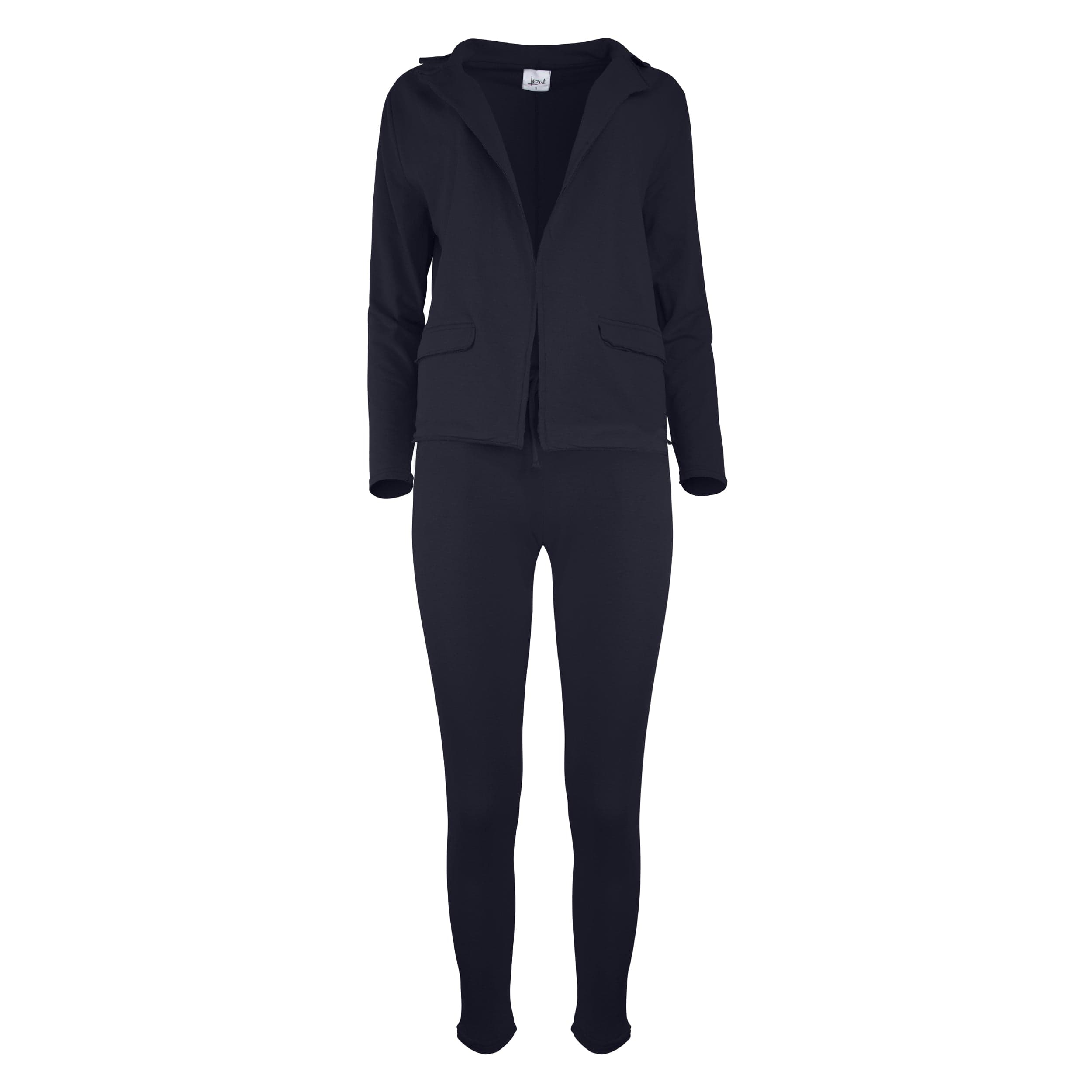 Lezat Blazer Well Suited Cotton Blazer - Black