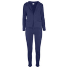 Lezat Blazer Well Suited Cotton Blazer - Navy