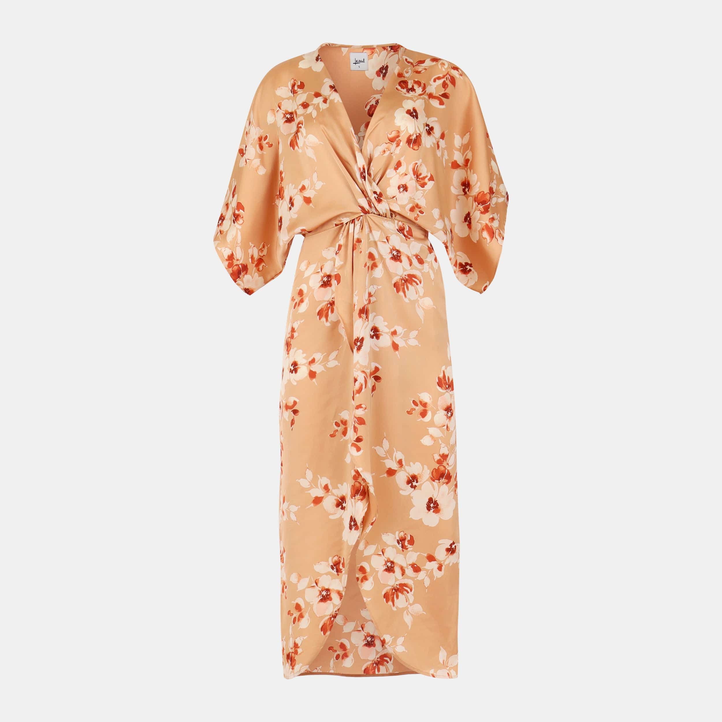 Lezat Dress Joey Maxi Dress - Champagne Blossom