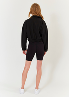 Lezat Dress Sadie Cropped Windbreaker - Black