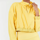 Lezat Jacket Sadie Cropped Windbreaker - Buttercup