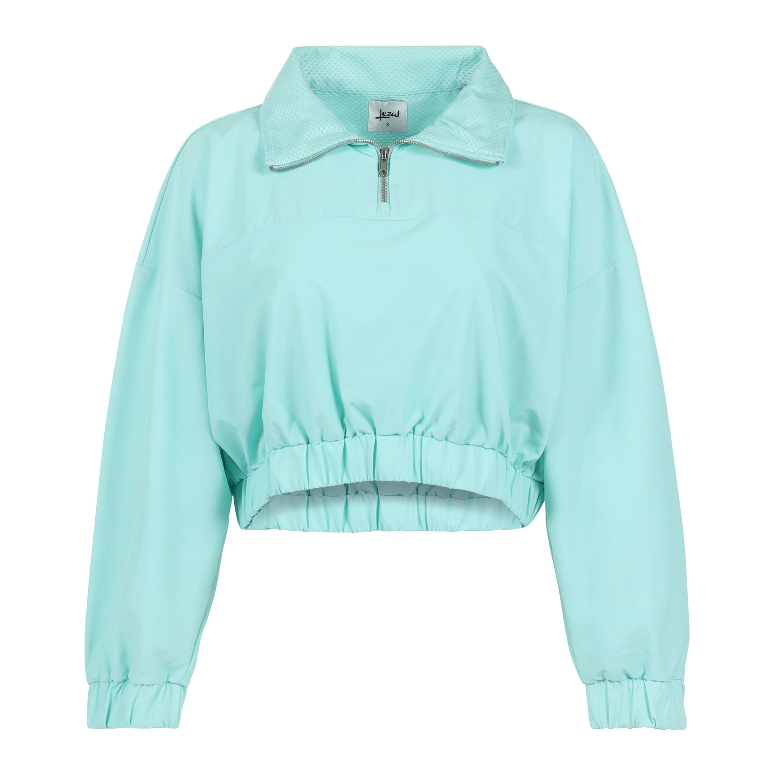 Lezat Jacket Sadie Cropped Windbreaker - Spearmint