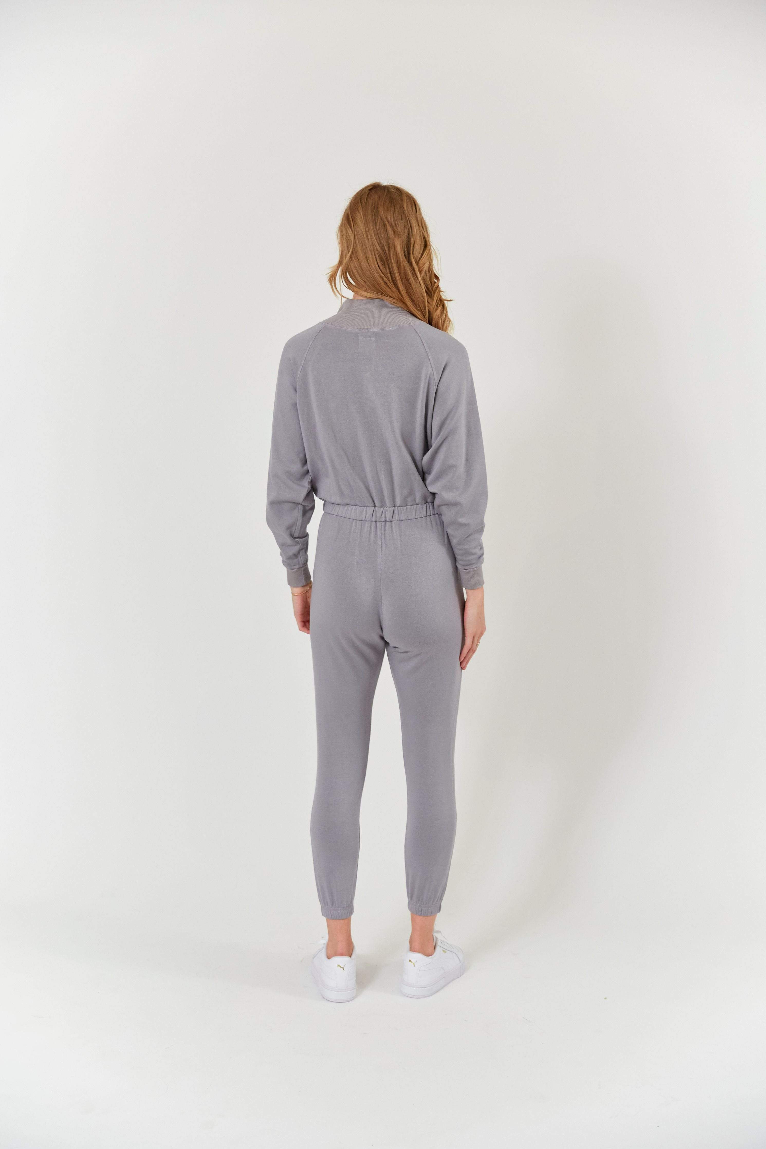 Lezat Jumpsuit Restore Soft Terry Jumpsuit - Ultimate Gray