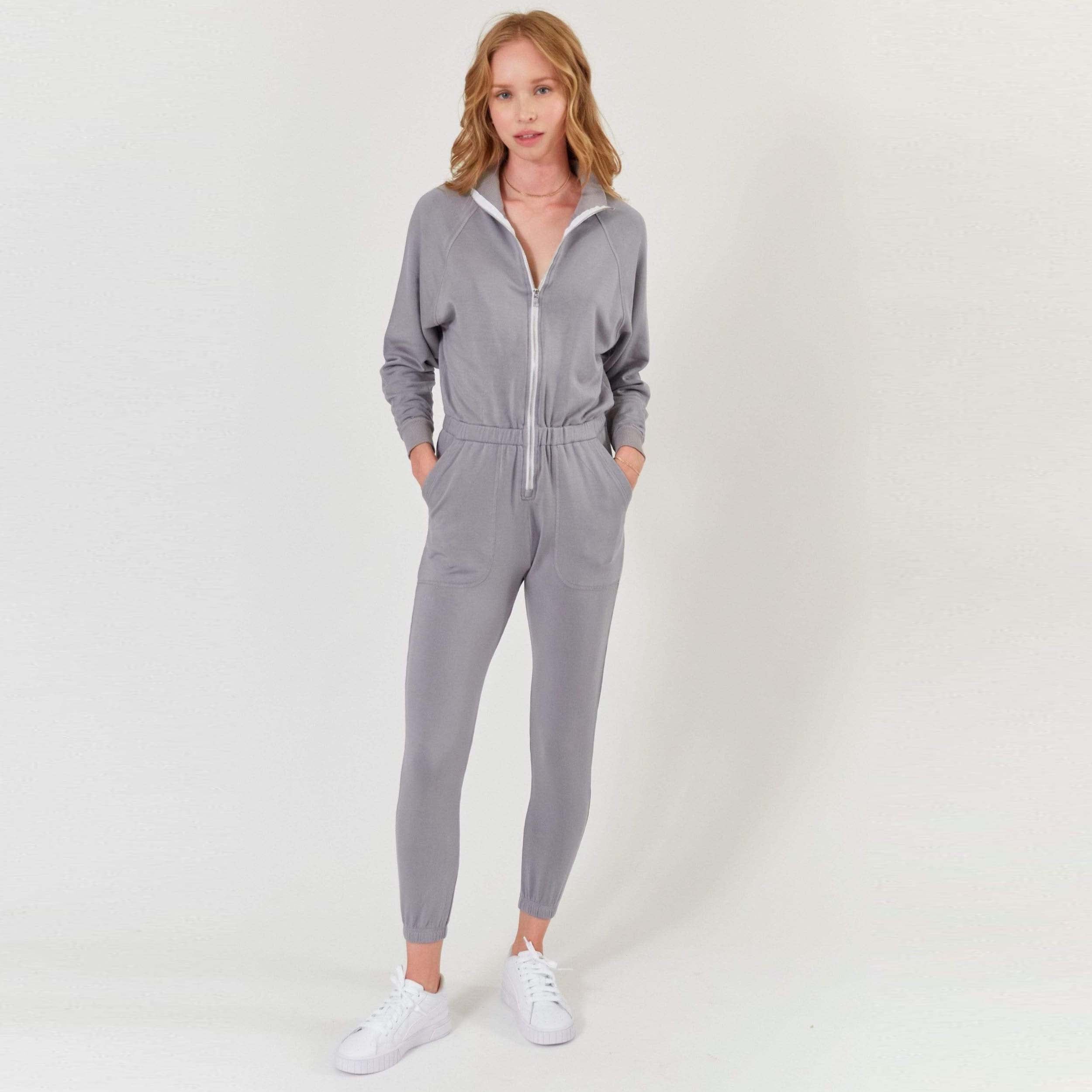 Lezat Jumpsuit Restore Soft Terry Jumpsuit - Ultimate Gray