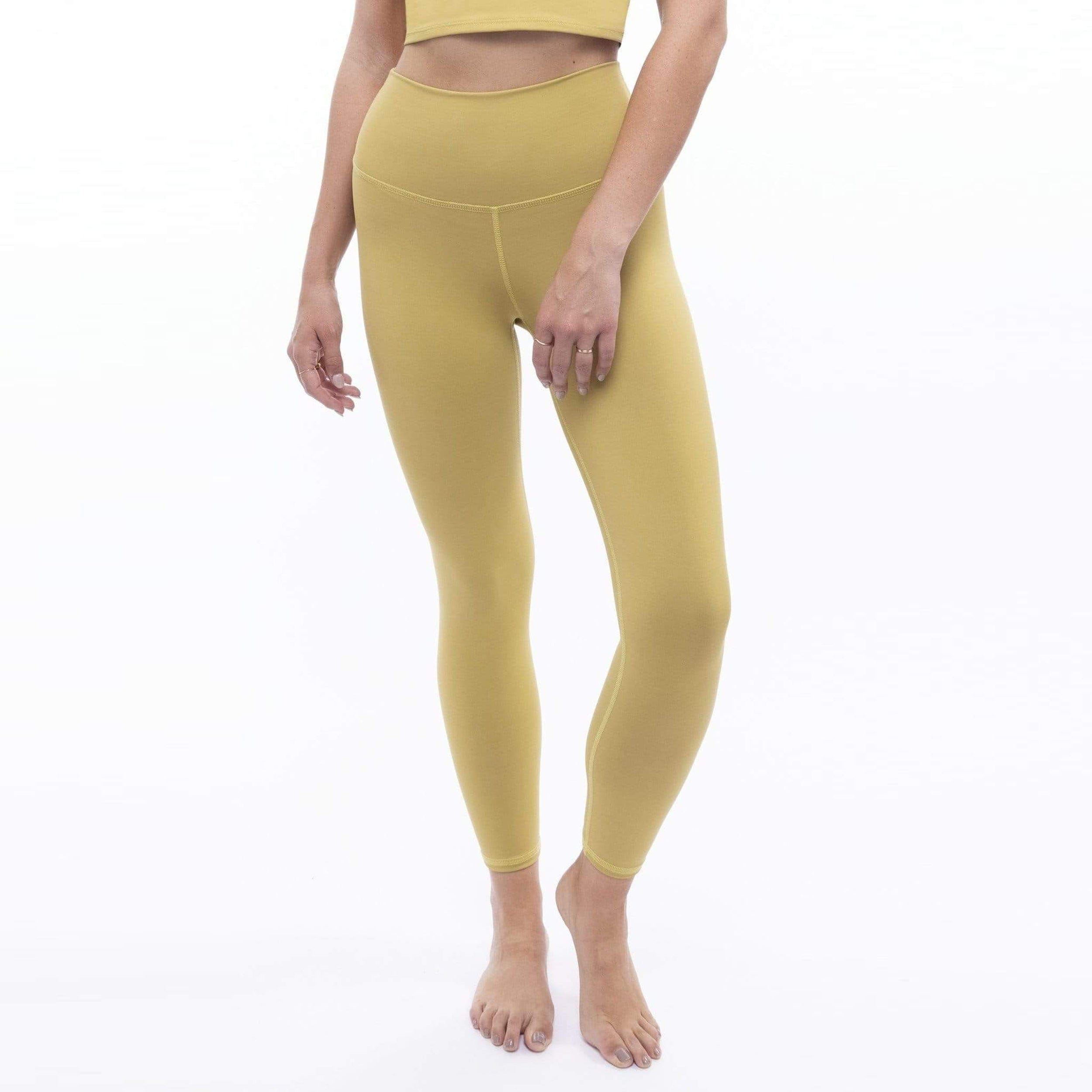 Lezat Legging Elevate 7/8 High Waisted Legging - Flax