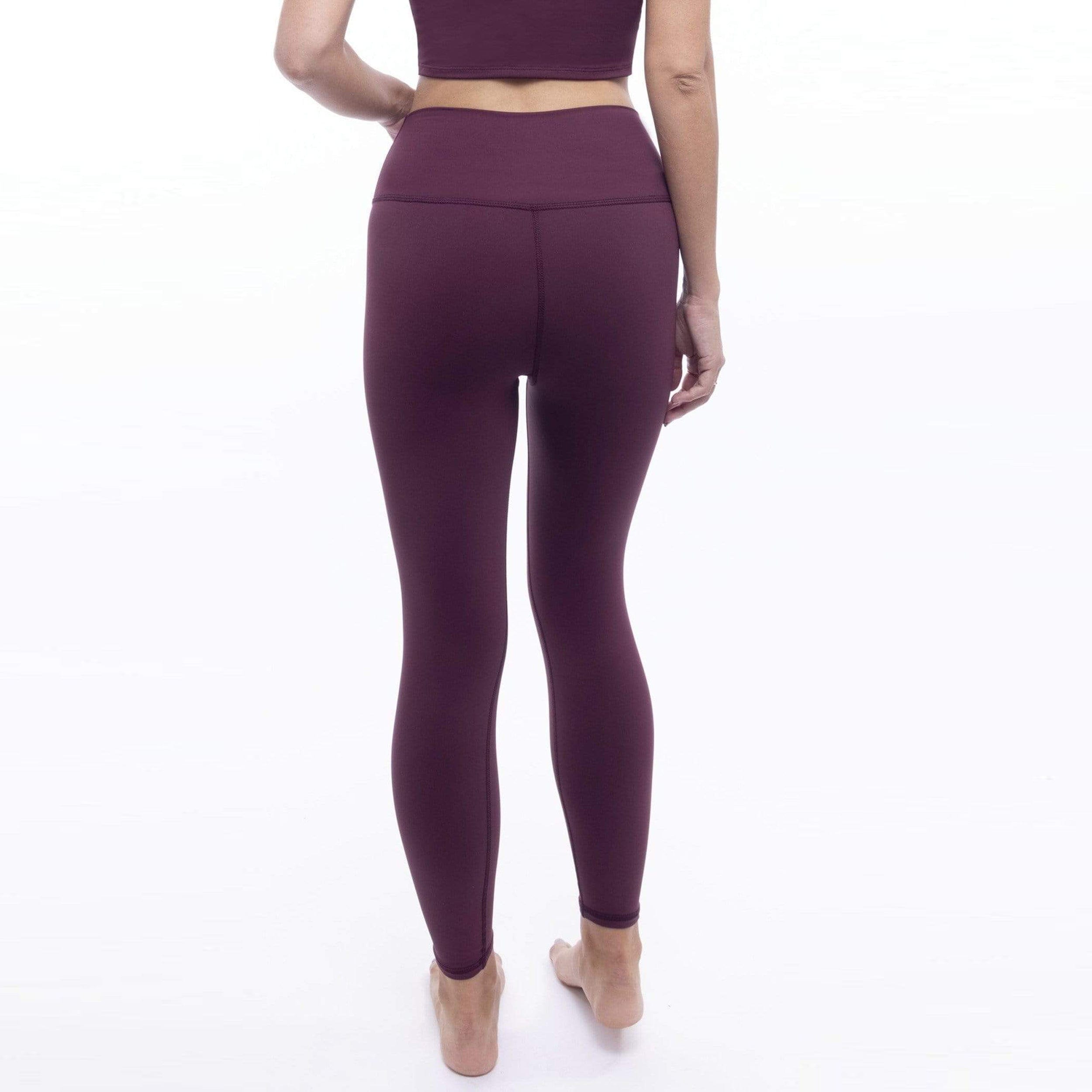 Lezat Legging Elevate 7/8 High Waisted Legging - Sangria