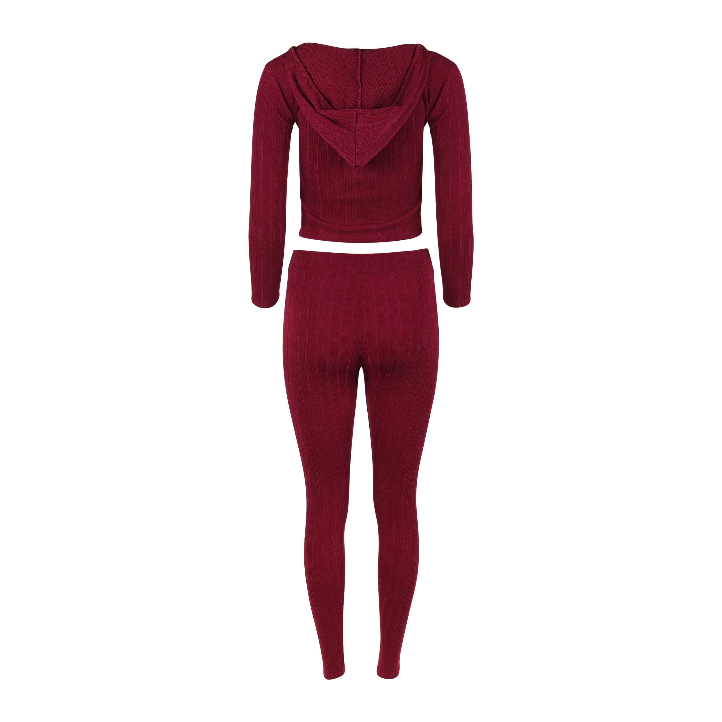 Lezat lounge set Miranda Cozy Sweater Hoodie & Legging Set - Burgundy