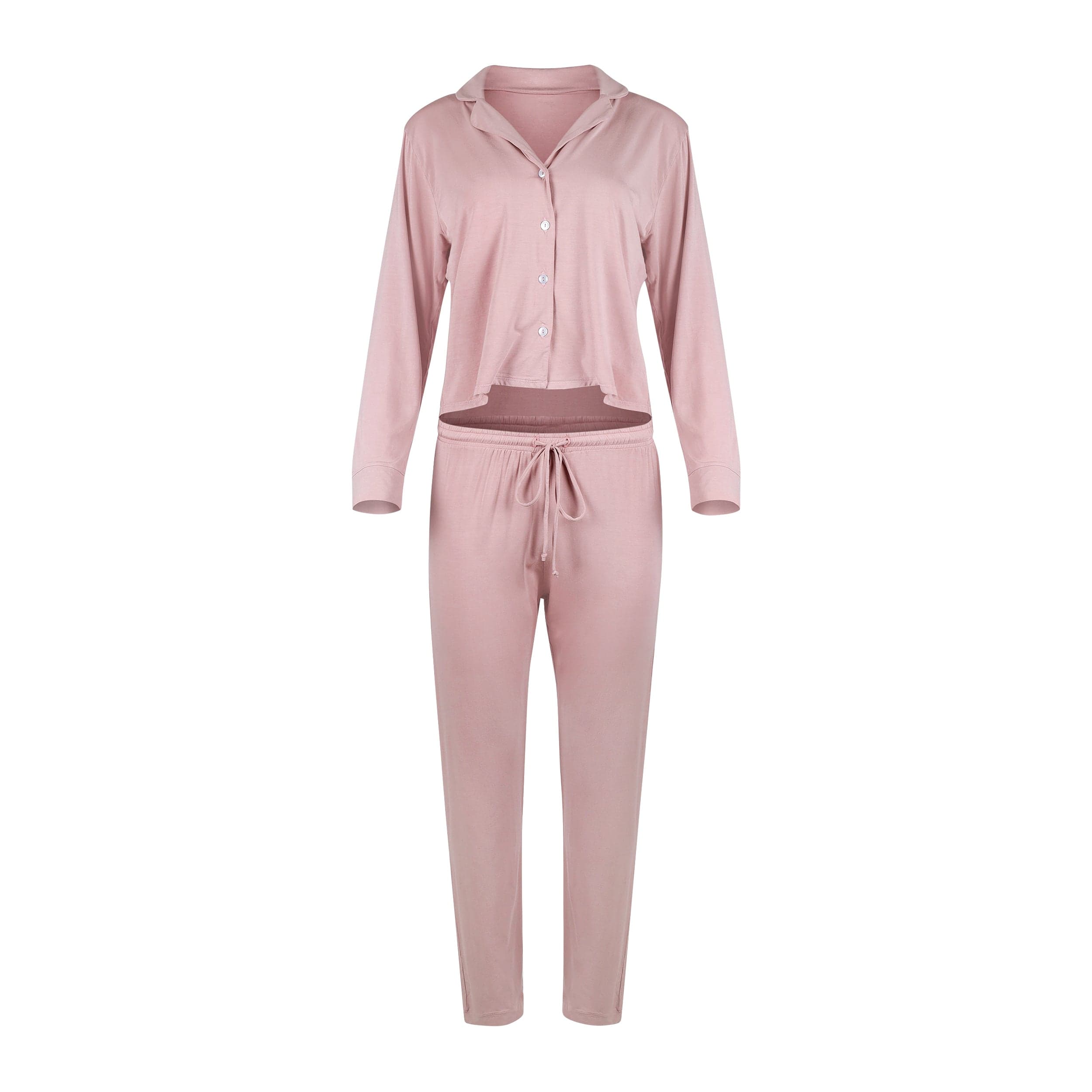 Lezat Pajamas Maggie Modal Lounge Set - Wood Rose