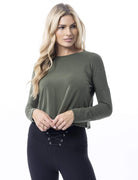 Lezat Pullover Sunrise Light Modal Pullover - Cactus