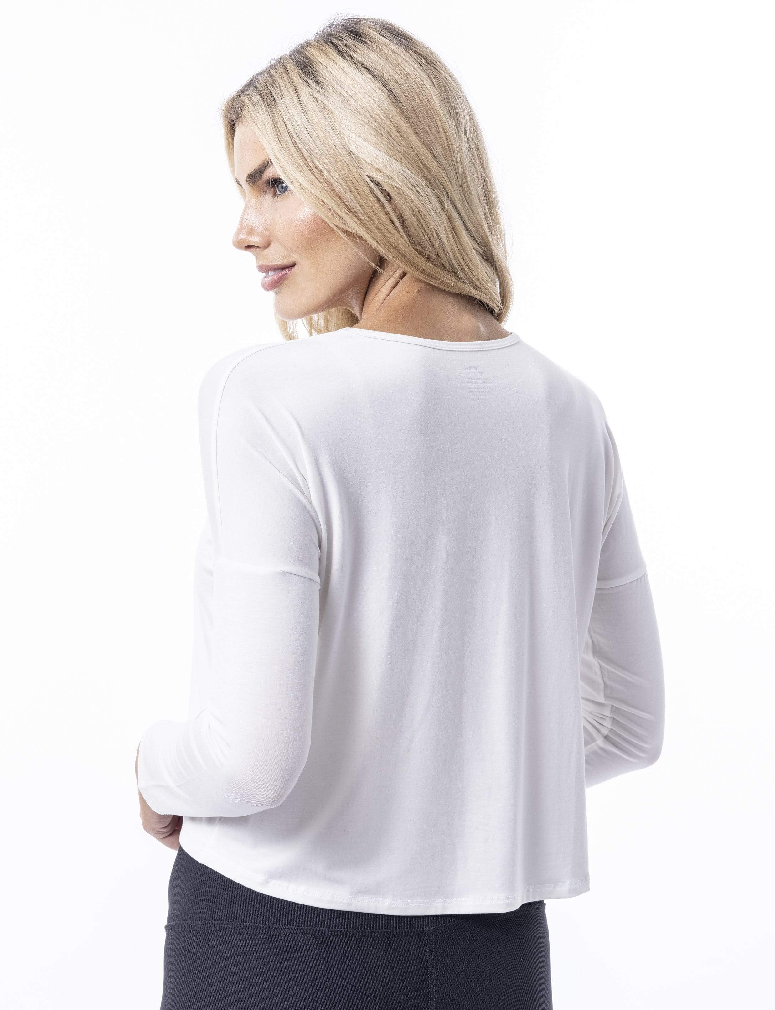 Lezat Pullover Sunrise Light Modal Pullover - White