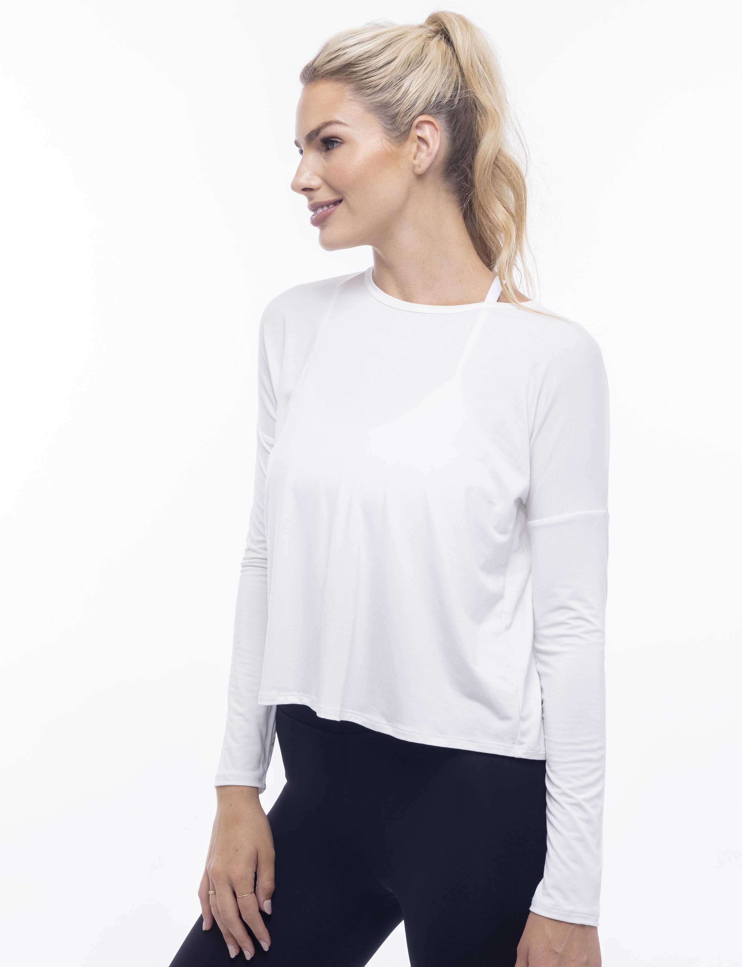 Lezat Pullover Sunrise Light Modal Pullover - White