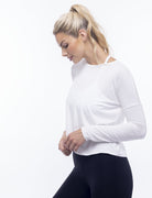 Lezat Pullover Sunrise Light Modal Pullover - White