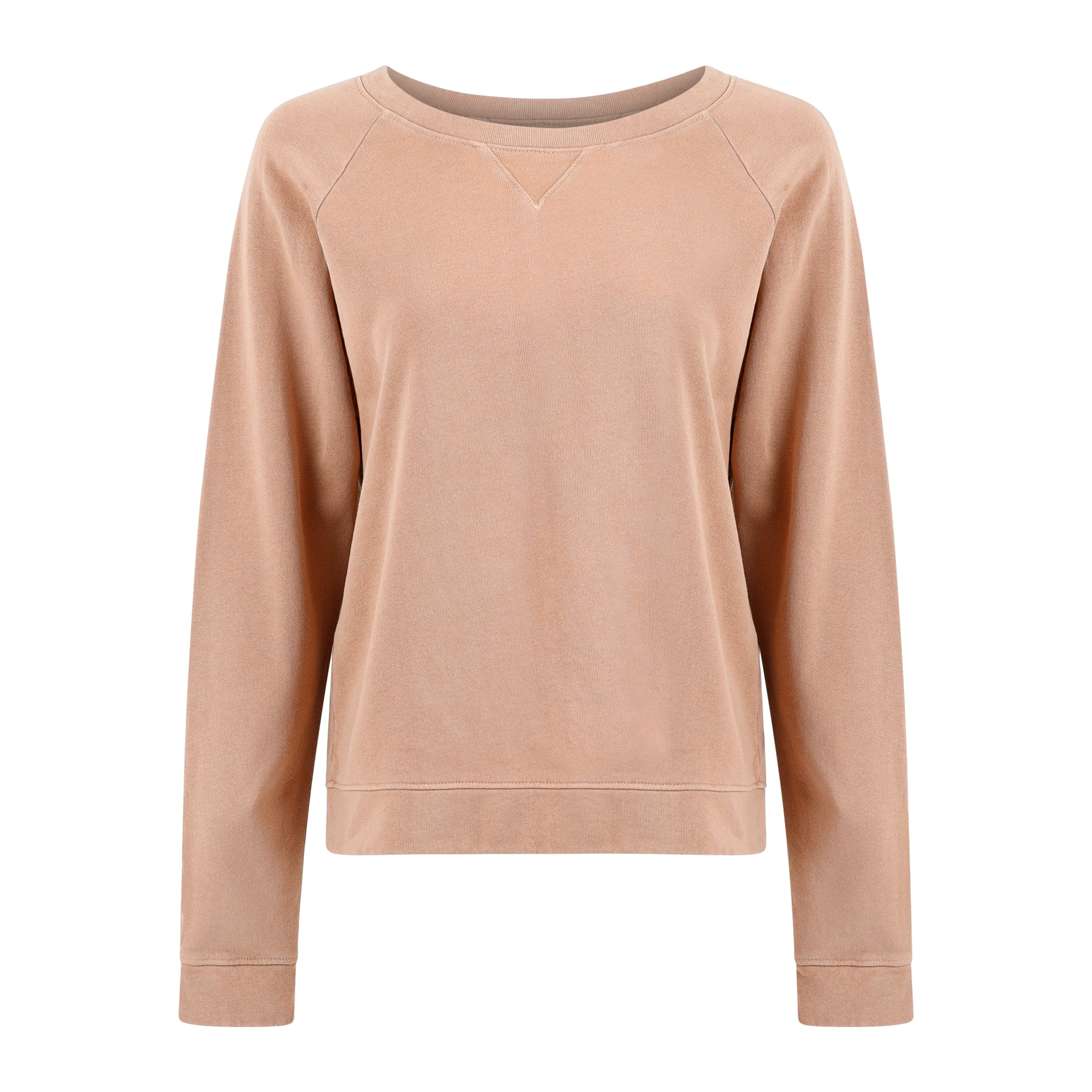 Lezat Sweatpants Melody Everyday Natural Pullover Sweatshirt - Camel