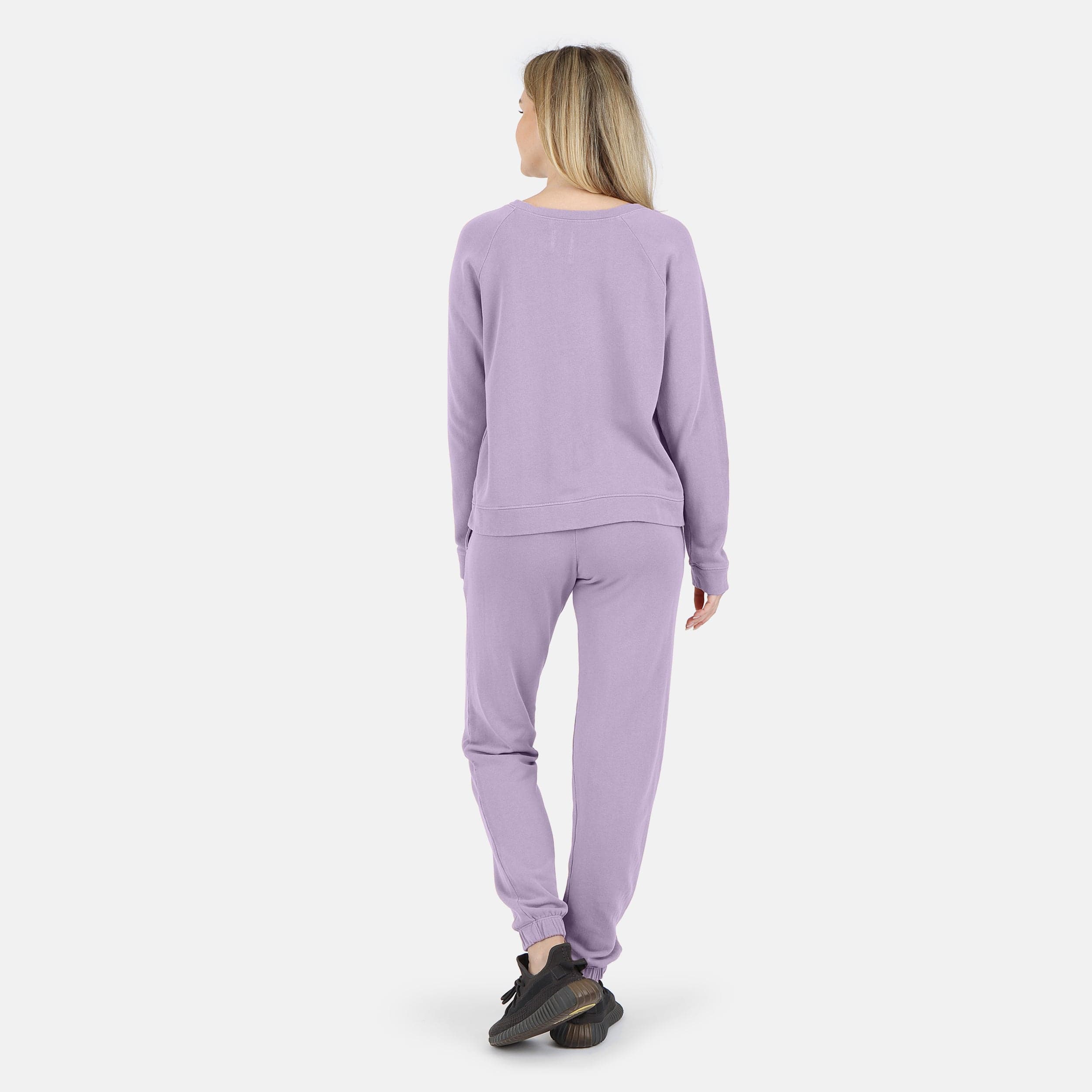 Lezat Sweatpants Melody Everyday Natural Pullover Sweatshirt - Lavender