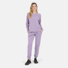 Lezat Sweatpants Melody Everyday Natural Pullover Sweatshirt - Lavender