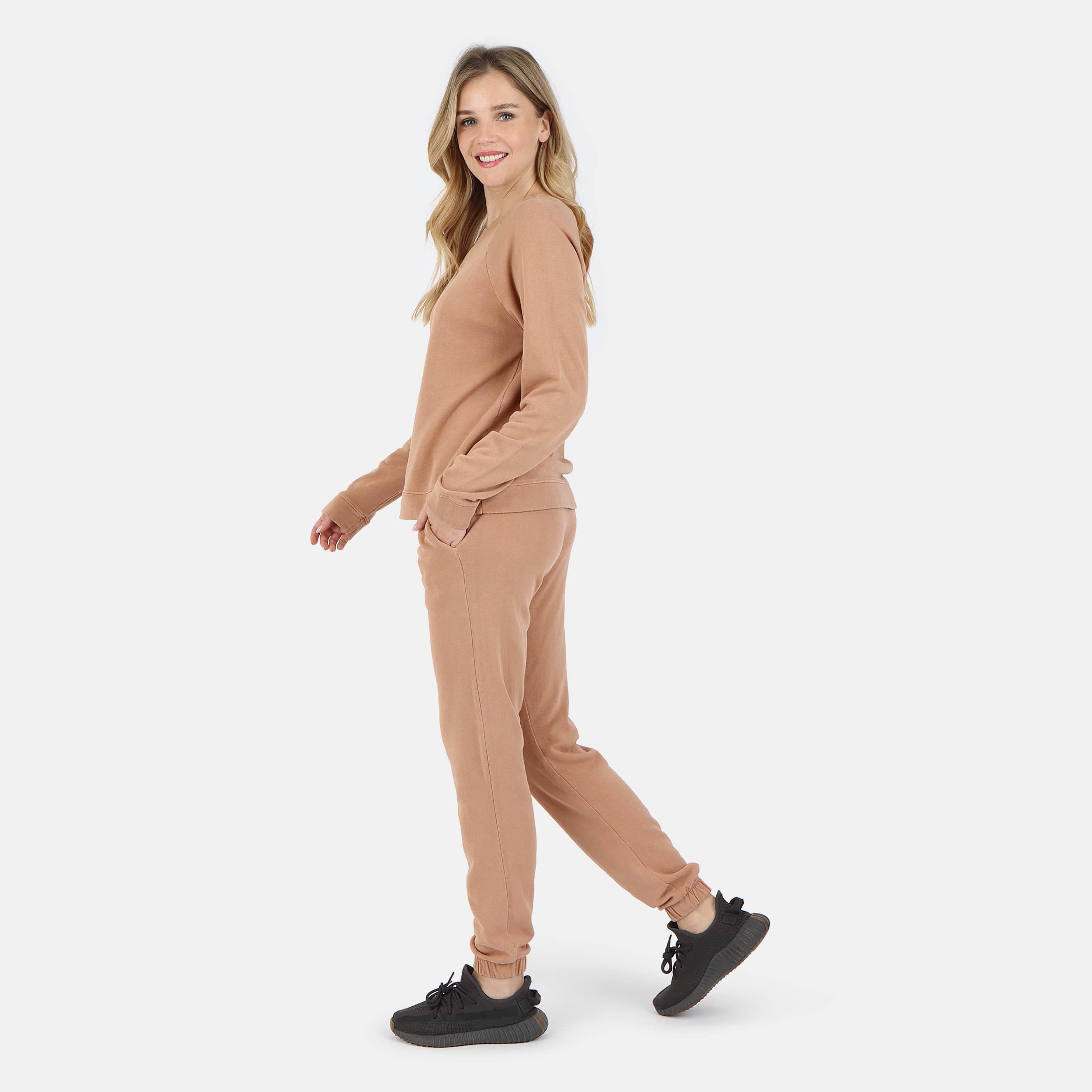 Lezat Sweatpants Melody Everyday Natural Sweatpant - Camel