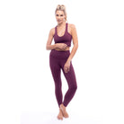 Lezat Tank Elevate Bra Tank - Sangria