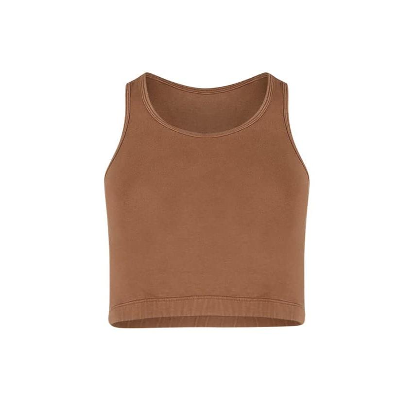 Lezat Top Dani Organic Cotton Bra Top - Root Beer